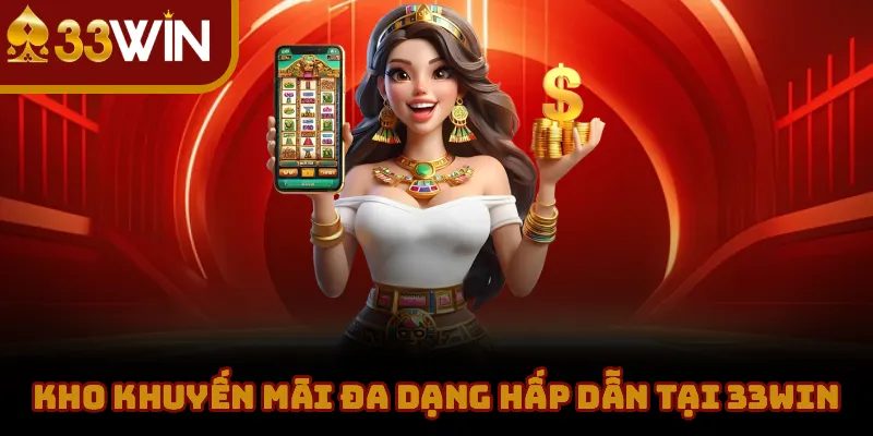 Kho Khuyến Mãi Đa Dạng Hấp Dẫn Tại 33WIN